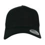 5-Panel Curved Classic Snapback - Black - One Size